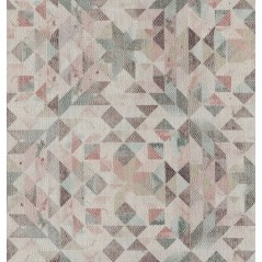 Material draperie si tapiterie model geometric modern in nuante pastelate
