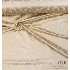 Material draperie si tapiterie clasica cu 2 fete design auriu elegant