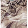 Metraj draperie cu model abstract texturat in nuante de gri cu mov