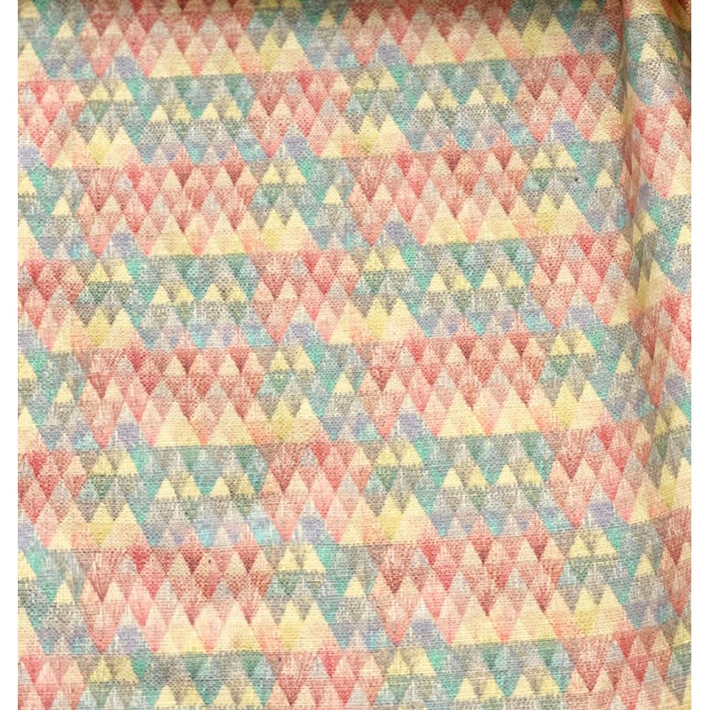 Metraj draperie si tapiterie model geometric Col 3 in nuante pastelate