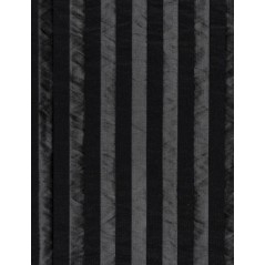 Metraj draperie elegant design geometric cu dungi catifelate negre