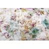 Material draperie bumbac design floral elegant cu aspect mat