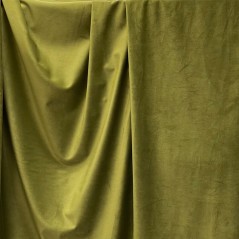 Material draperie elegant catifea verde uni
