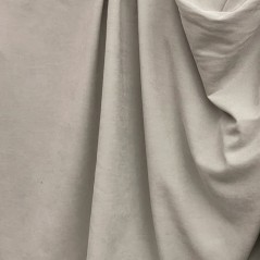 Material draperie catifelata uni in nuanta de grej