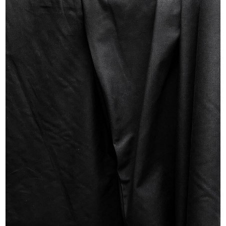 Material draperie bumbac design simplu uni negru