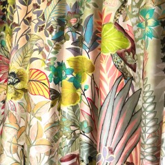 Material draperie exclusivist catifea model floral pastel