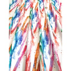 Material draperie copii bumbac design abstract multicolor