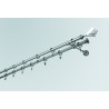 Galerie dubla metal Salsa Ø19mm inox (kit complet)