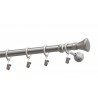 Galerie simpla metal Jazz Ø19mm argintiu mat (kit complet)
